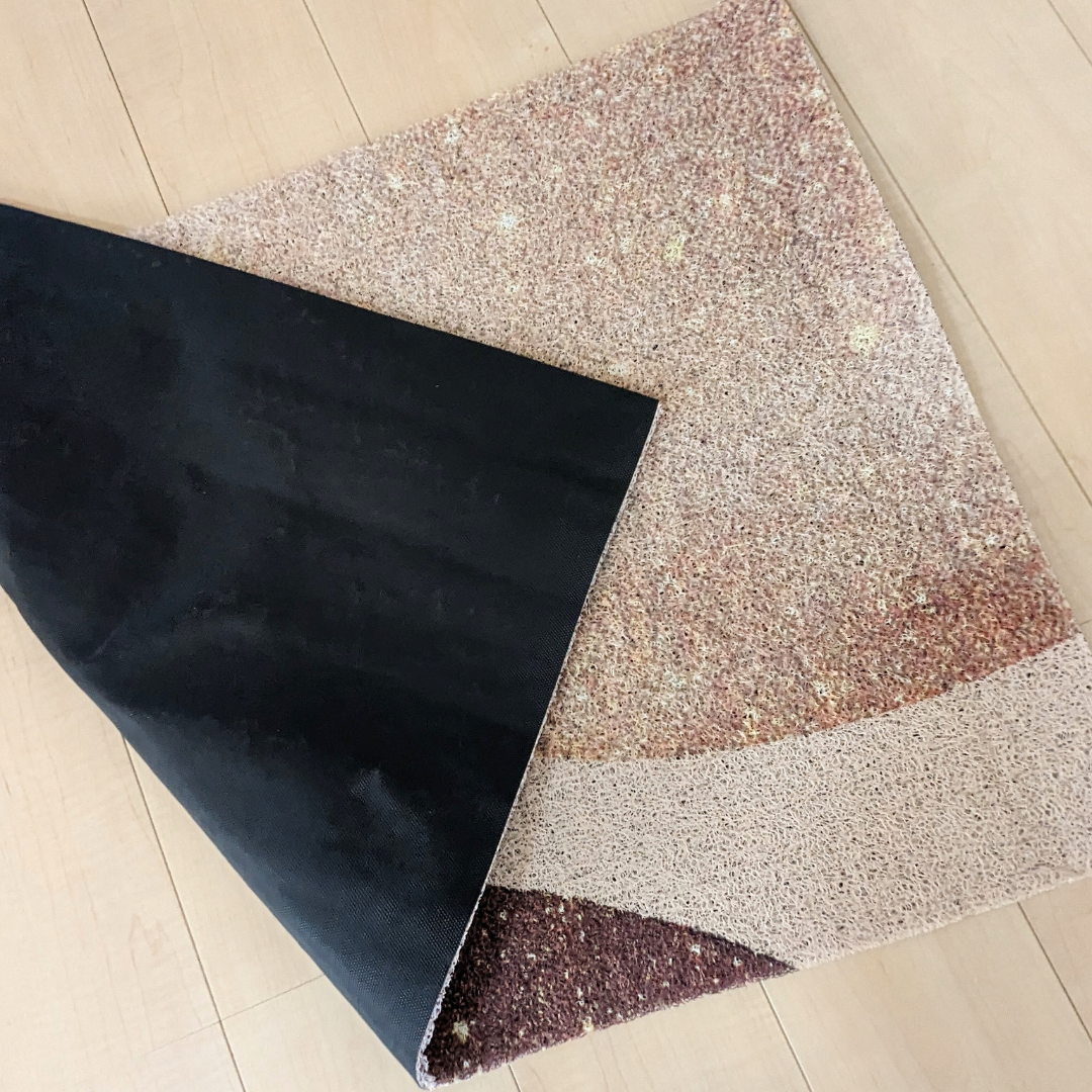 ブラウンエレガント 玄関ドアマット