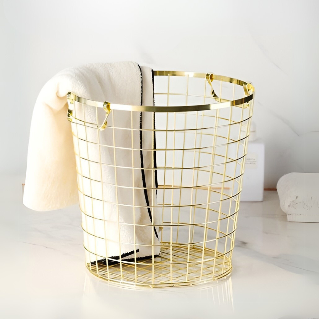 ライトゴールドワイヤーバスケット