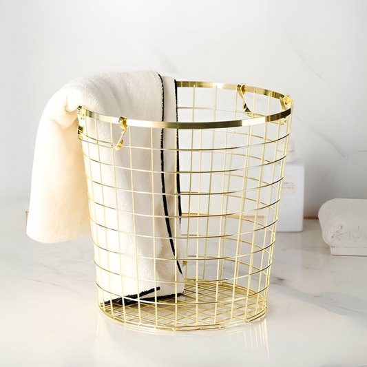 ライトゴールドワイヤーバスケット