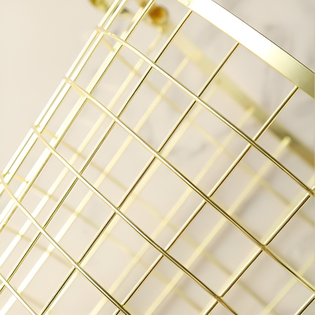 ライトゴールドワイヤーバスケット