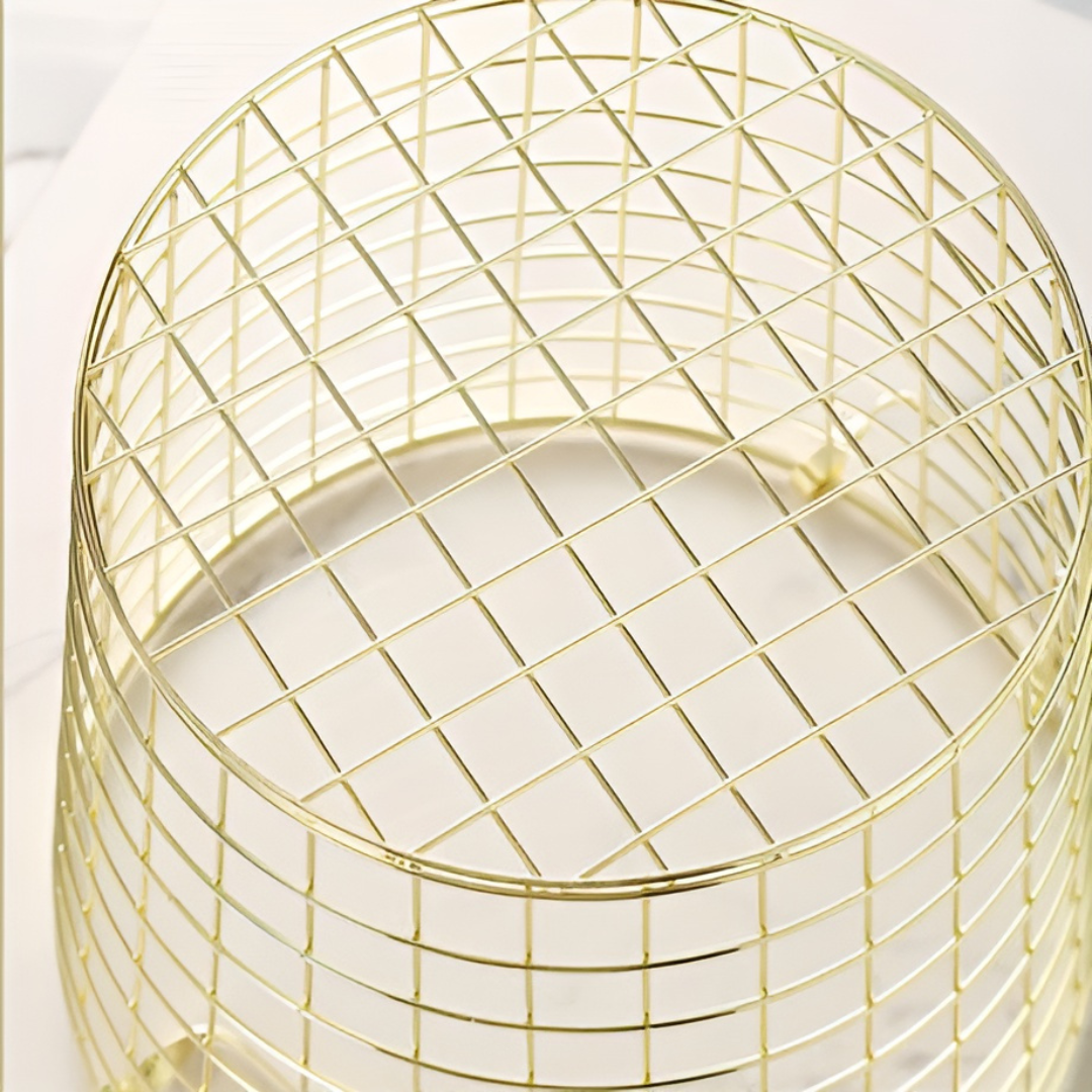 ライトゴールドワイヤーバスケット