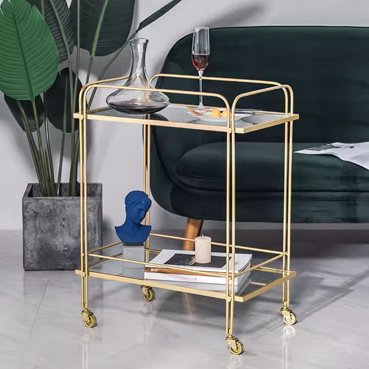 スタイリッシュモダンガラスワゴン