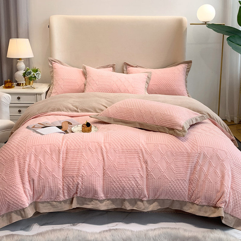 キルティングパッチワーク リネン4点セット