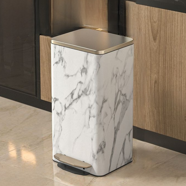 大理石デザインステップダストボックス