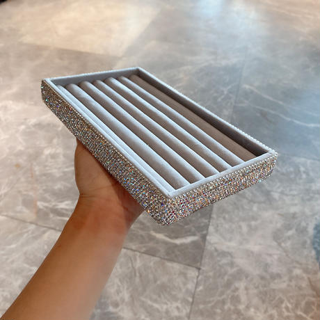 クリスタルアクセサリートレイ