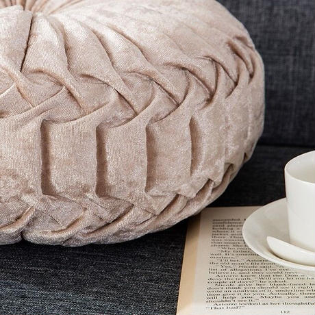 ベルベット ラウンドクッション