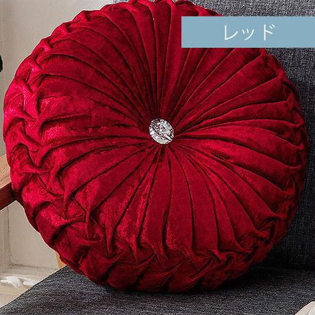 ベルベット ラウンドクッション