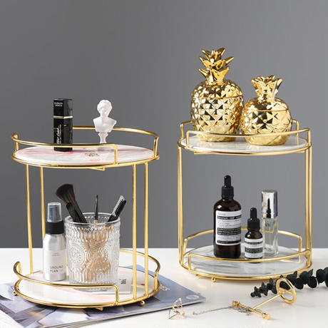 ラグジュアリーゴールド収納ラック（ラウンド）