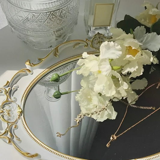 エレガントヴィンテージミラートレー