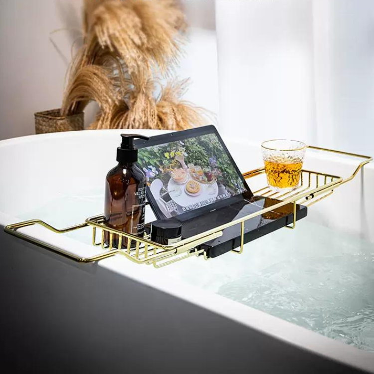 ラグジュアリー大理石バスタブラック