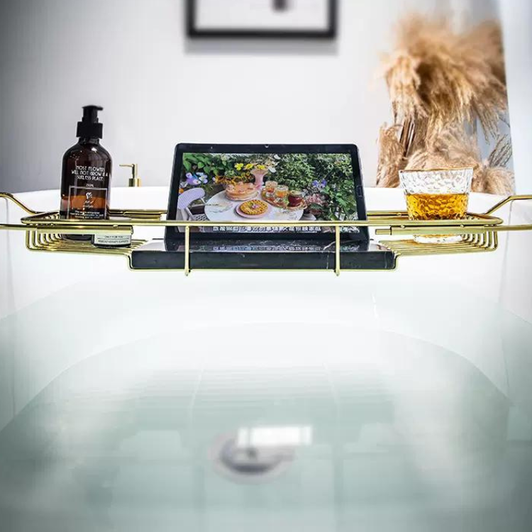 ラグジュアリー大理石バスタブラック