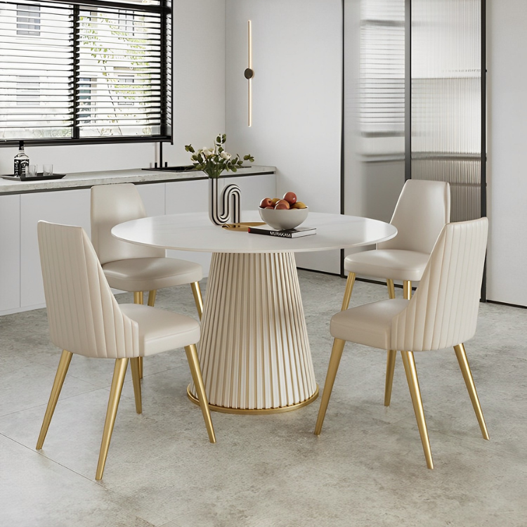 ラグジュアリーライトダイニングセット