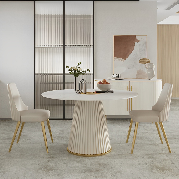 ラグジュアリーライトダイニングセット