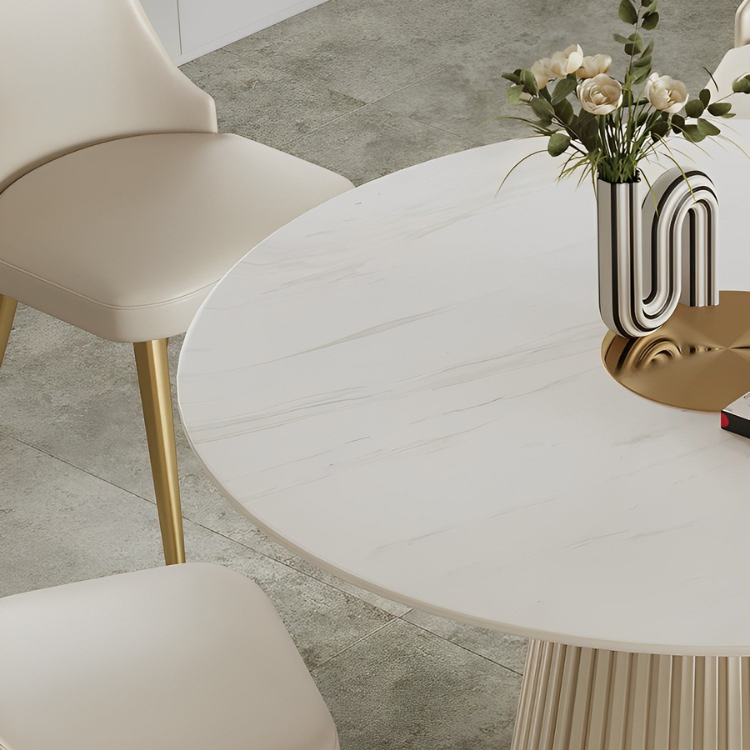 ラグジュアリーライトダイニングセット