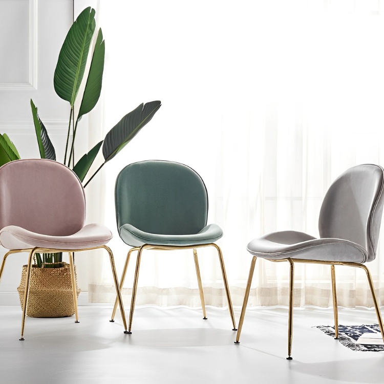 ベロアラグジュアリーチェア