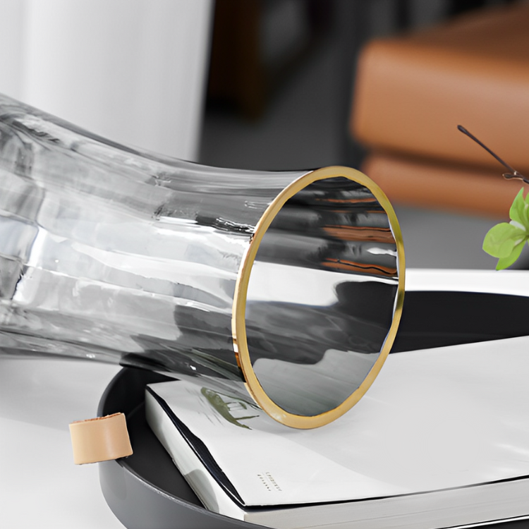 北欧風アートガラスフラワーポット