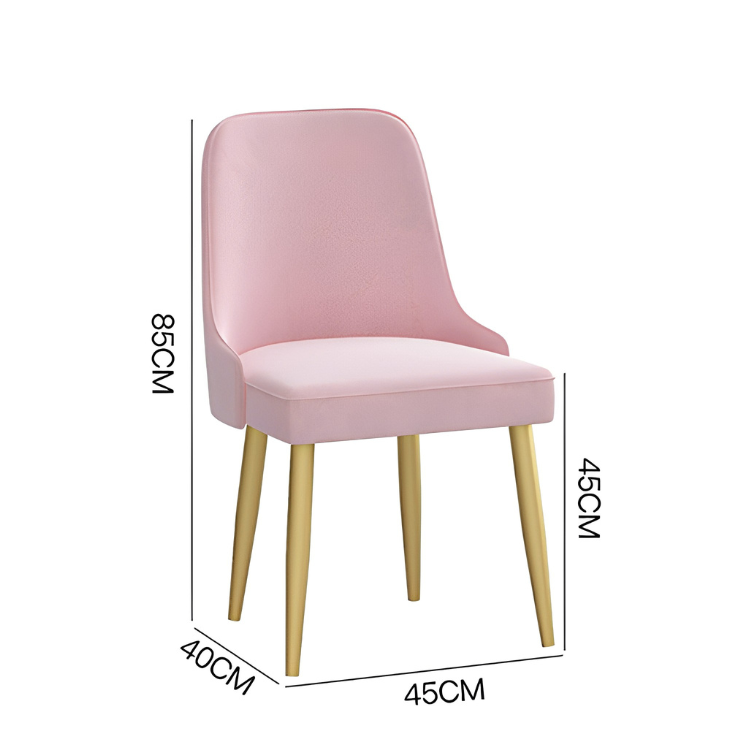 ゴールドスタイリッシュチェア