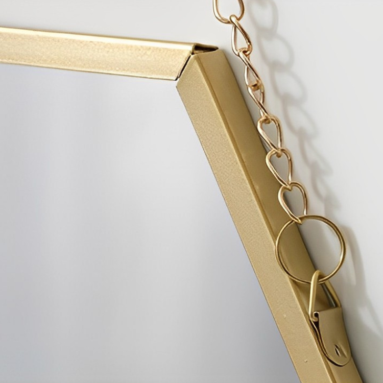 北欧リッチゴールドヘキサミラー