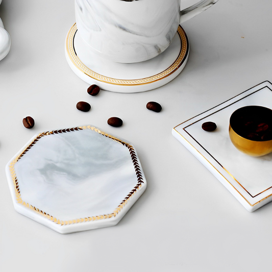 ノルディックマーブル調コースター