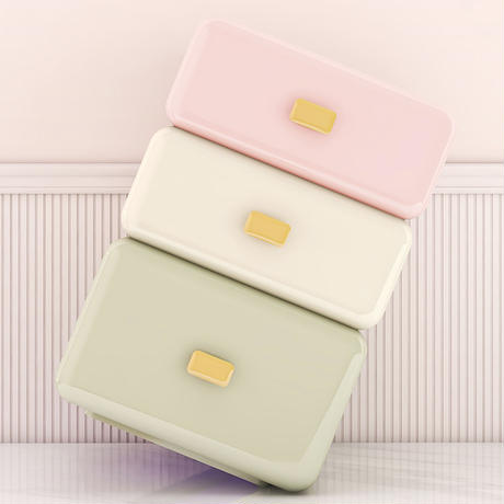 フェミニン卓上キャビネット3段 L