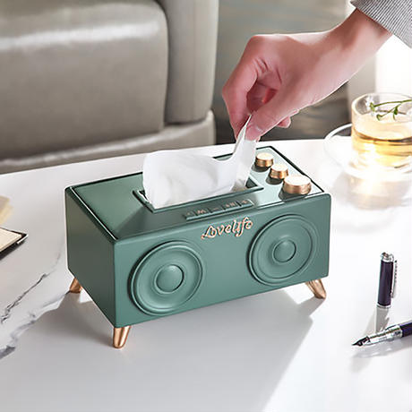 クラシカルラジカセ調ティッシュボックス