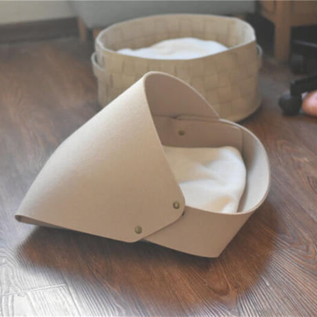 ウールフェルトペットベッド