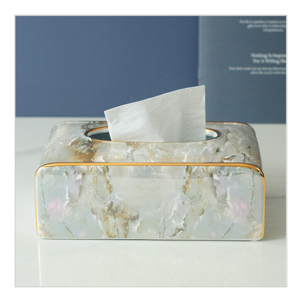 ロイヤルマーブル調ティッシュボックス