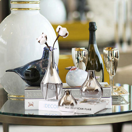 シルバークリア フラワーベース