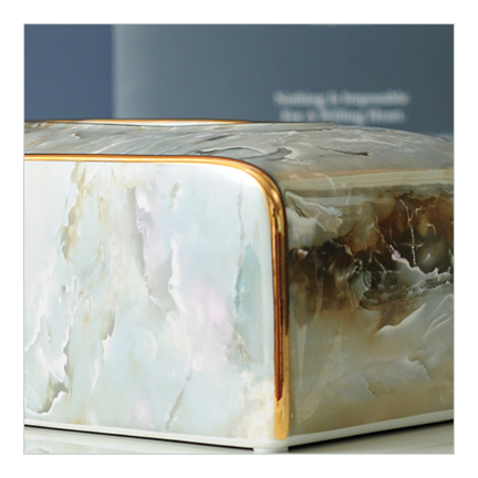 ロイヤルマーブル調ティッシュボックス