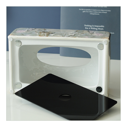 ロイヤルマーブル調ティッシュボックス