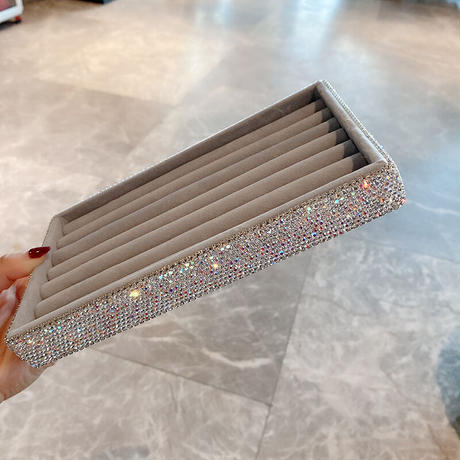 クリスタルアクセサリートレイ