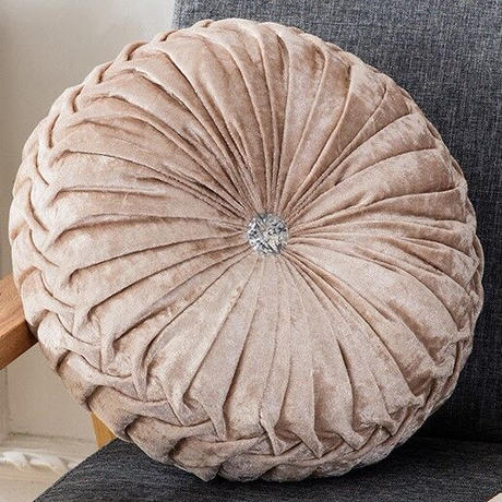 ベルベット ラウンドクッション