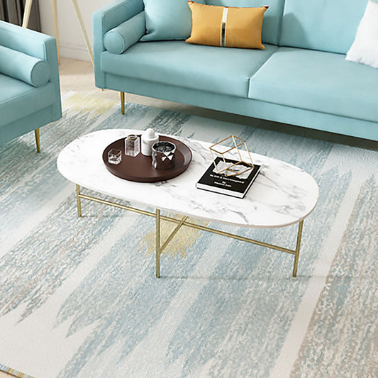 大理石プレミアムオーバルローテーブル