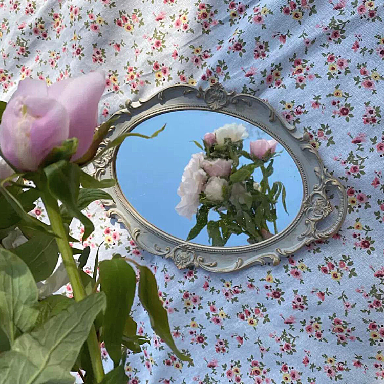 エレガントヴィンテージミラートレー