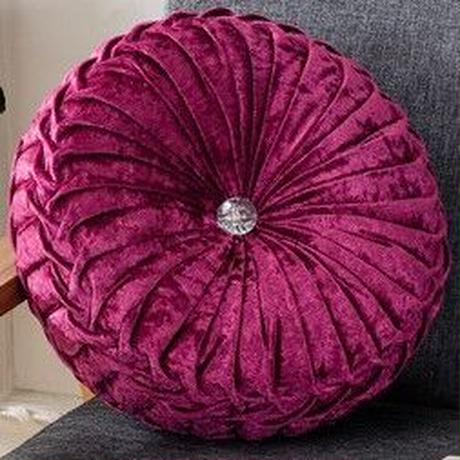 ベルベット ラウンドクッション