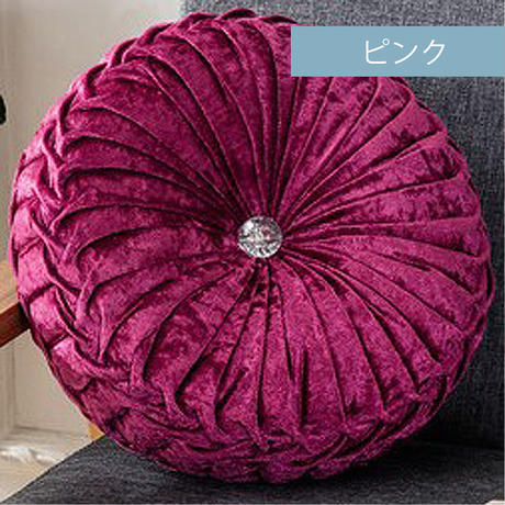 ベルベット ラウンドクッション