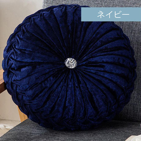 ベルベット ラウンドクッション