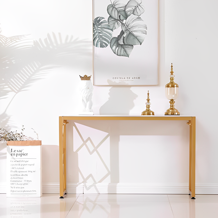 モダン大理石コンソールテーブル