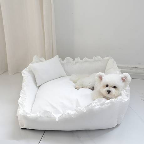 リネン フリルベッド