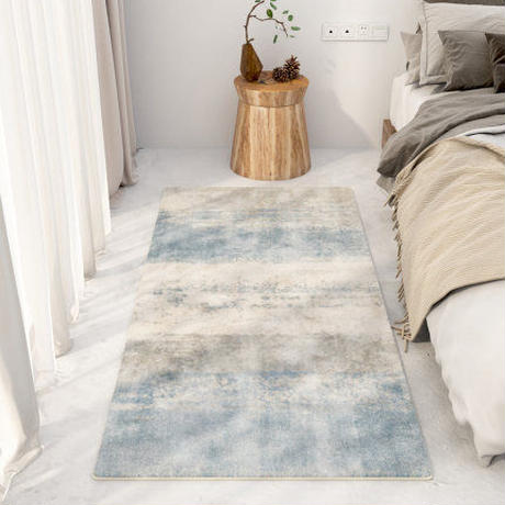 シンプルモダンベッドサイドラグ【80cm×160cm】