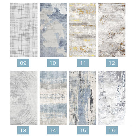 シンプルモダンベッドサイドラグ【60cm×160cm】