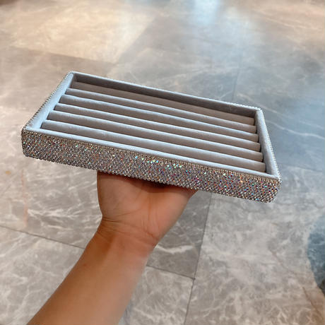 クリスタルアクセサリートレイ