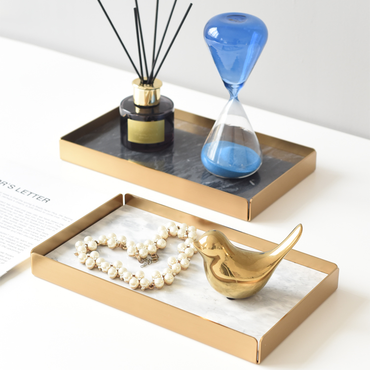 モダン大理石ジュエリートレイ