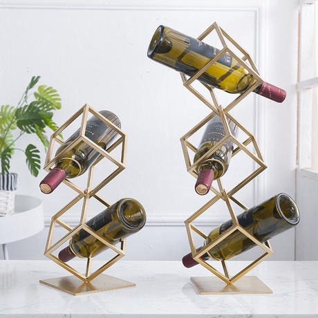 ゴールドスクエアボトルラック【3本】