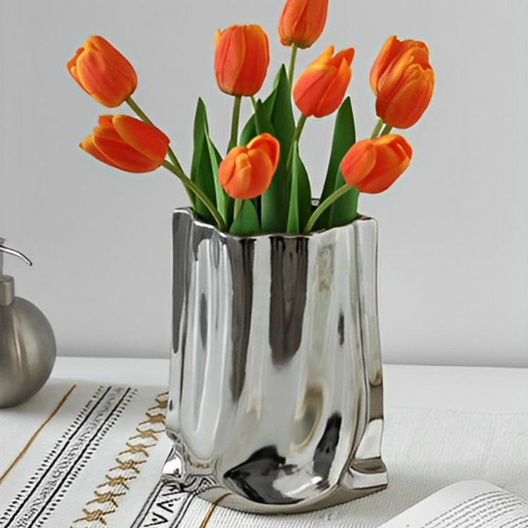 リッチユニークフラワーベース