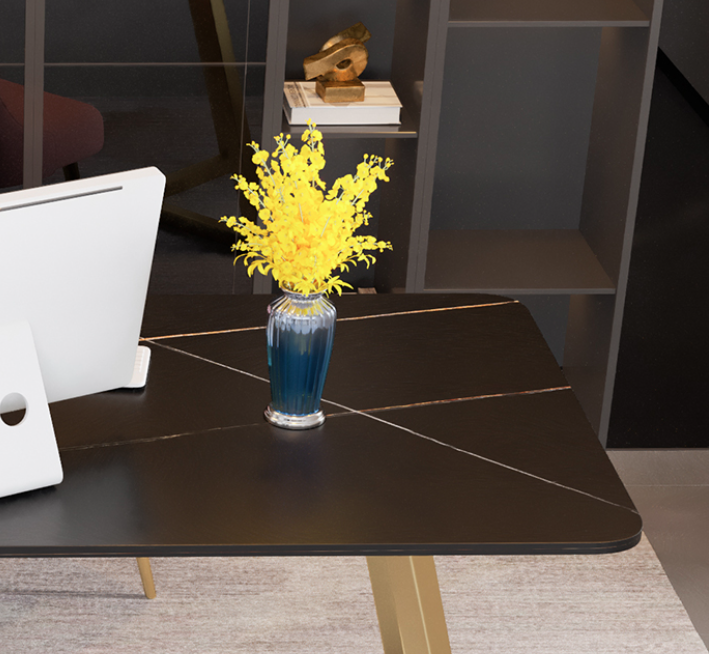 ゴールドスタイリッシュデスク