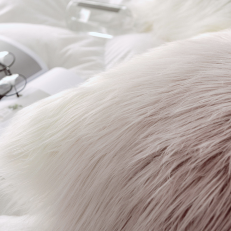 ロングファー クッションカバー（2カラー）