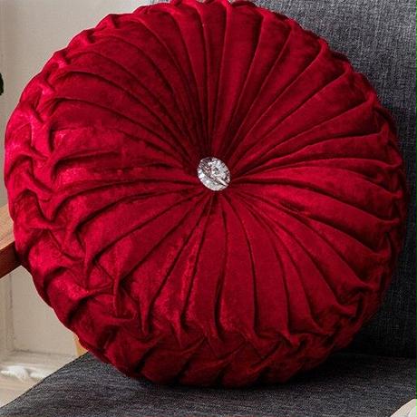 ベルベット ラウンドクッション