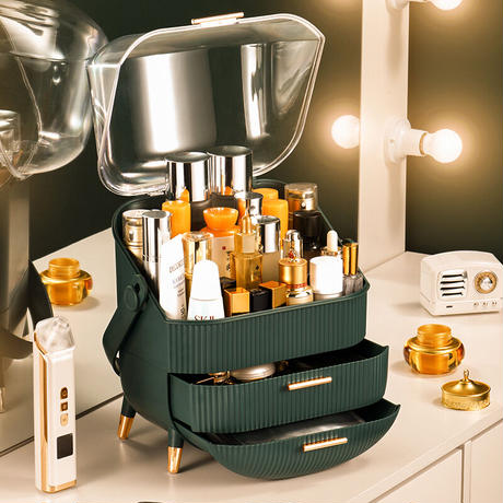 コンパクト収納コスメボックス