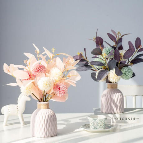 キルティングフラワーベース